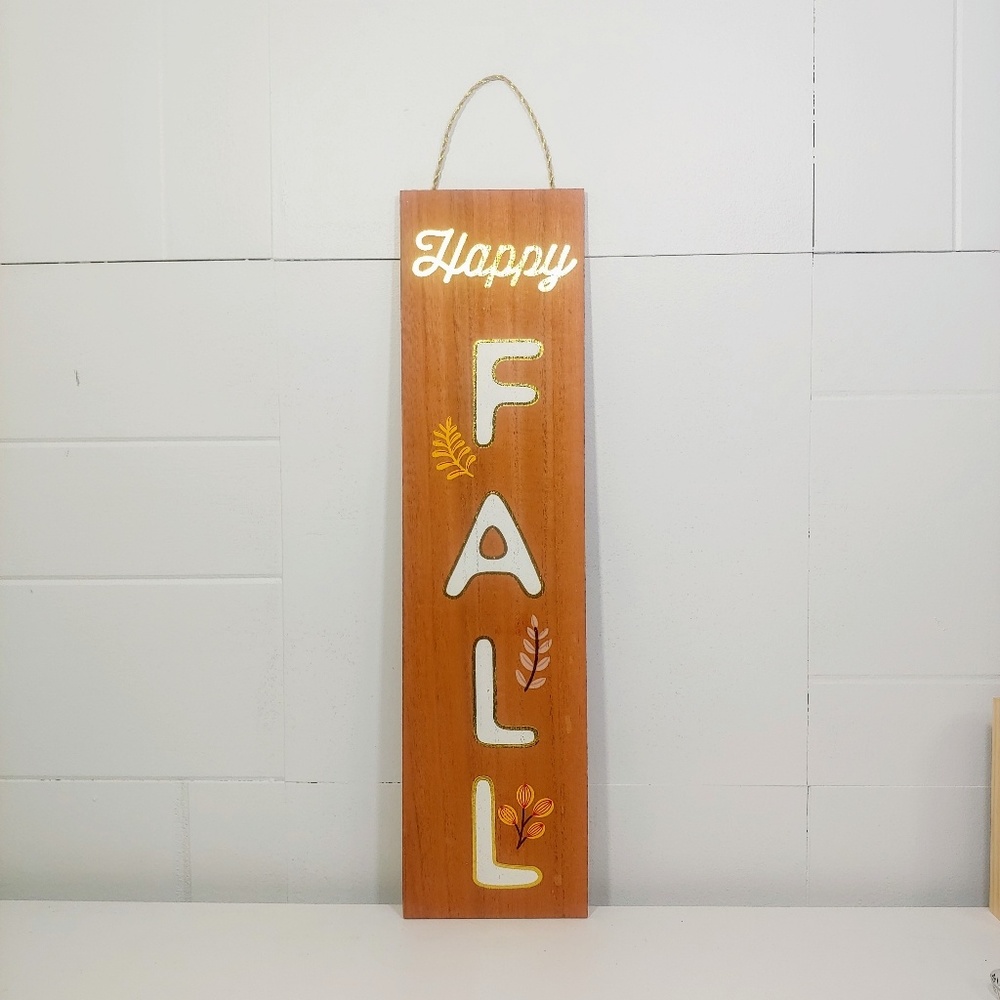 Fall wood sign - Picture 1 of 2